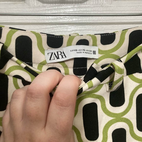 Zara geometric pants - Picture 3 of 3